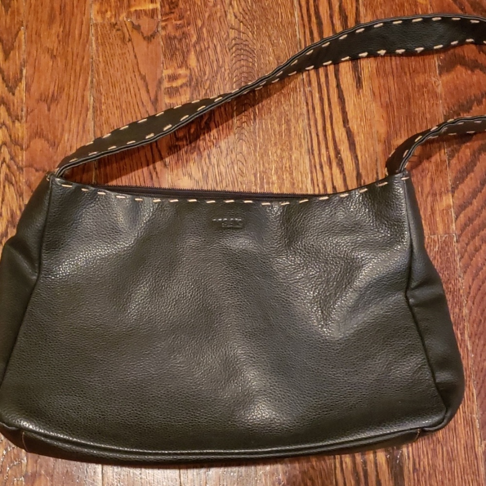 The Sak black leather bag